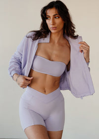 Lumi V-Bare Contour Pocket Shorts - Muted Lavender