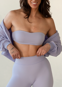 Bandeau Bra - Muted Lavender