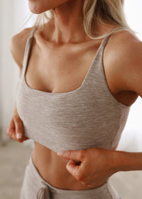 Nori Tie Bra - Iced Vanilla Latte