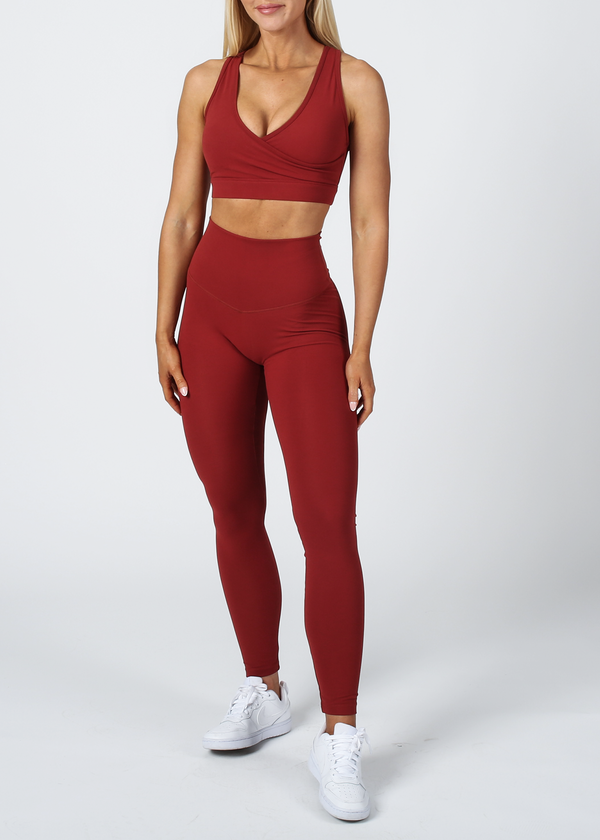 Serendipity Contour Leggings - Hot Chili