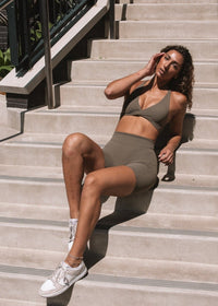 Lumi Bare Base Contour Shorts - Military