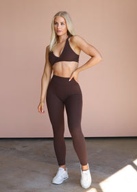 Lumi Bare Contour Legging - Dark Choco