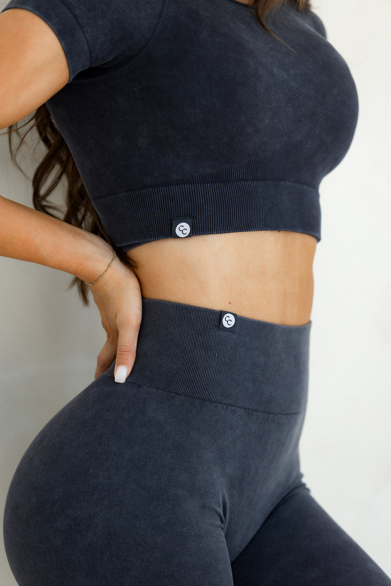 Calista Seamless Top - Night Dust