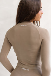 Essence Shape Zipper - Nude Tan