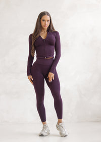 Essence Shape Zipper - Deep Cherry