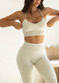 Calista Seamless Bra - Coconut & Cream